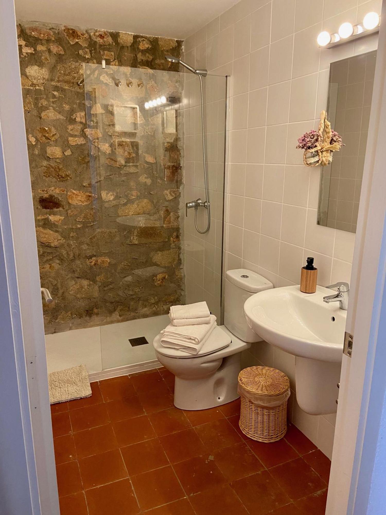 Ecoturisme Mas Ribas Hotell Palamós Rum bild